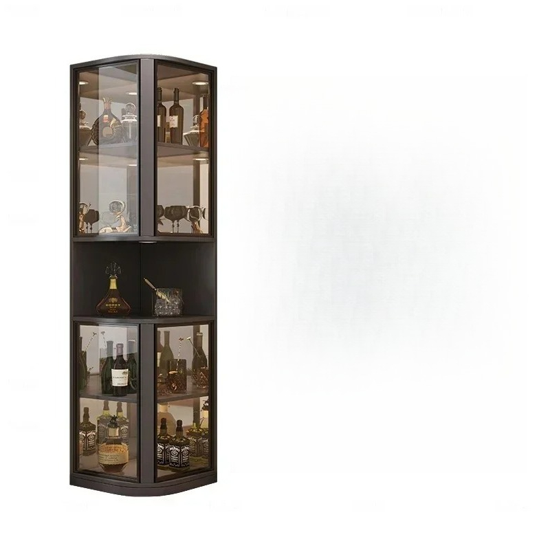 Commercial Kitchen Wall Shelves - خزانة بار جدارية معدنية حديثة، خزائن