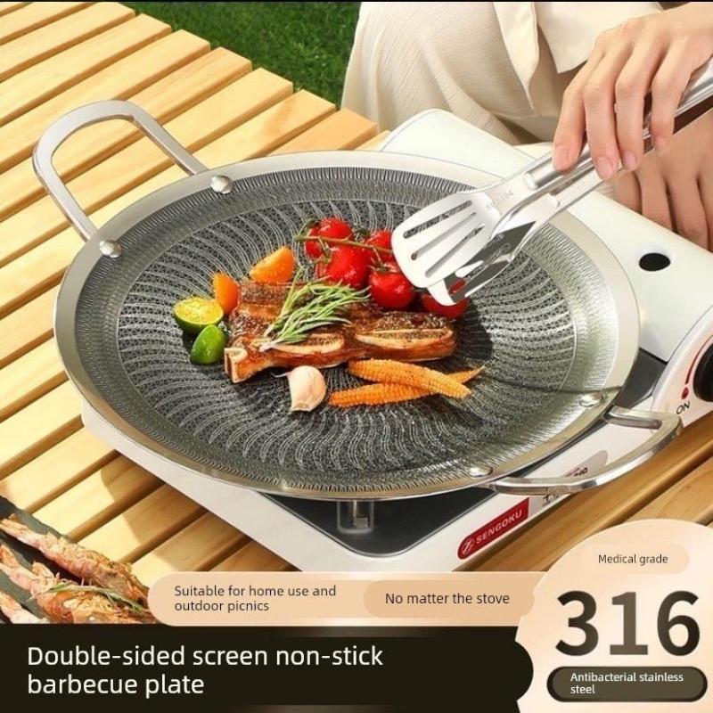 Commercial Kitchen Cooking - مقلاة شواء متعددة الوظائف من الفولاذ