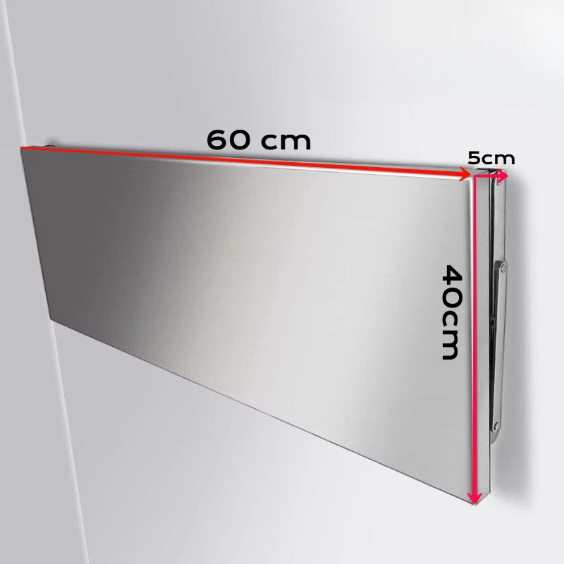 Commercial Kitchen Wall Shelves - 23.6*16in 304 الفولاذ المقاوم للصدأ طاولة