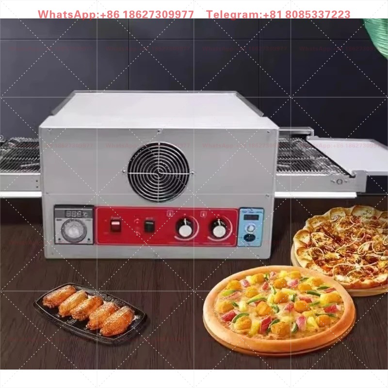 Pizza Conveyor Oven - فرن بيتزا كهربائي تجاري بحزام ناقل