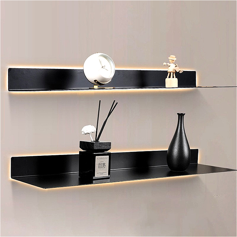 Commercial Kitchen Wall Shelves - حامل تخزين معدني الشمال الحديثة الإبداعية