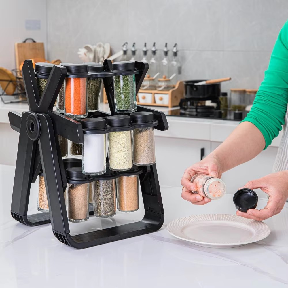 Commercial Kitchen Utensil Holder - مجموعة حاويات توابل سكاي ويل، 18