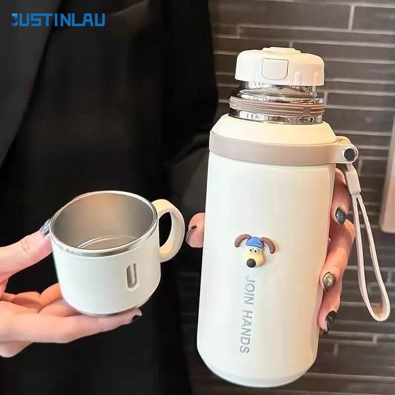 Commercial Kitchen Kettle - JUSTINLAU 600/800 مللي كوب قارورة عازلة