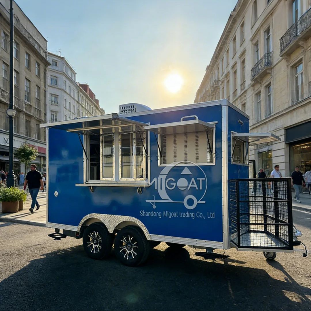 Commercial Kitchen Vendor - عربة طعام متعددة الوظائف قابلة للسحب،