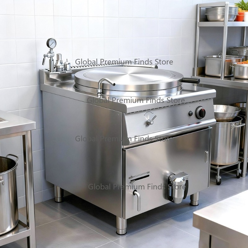 Commercial Kitchen Kettle - وعاء حساء G-as تجاري، غلاية حساء