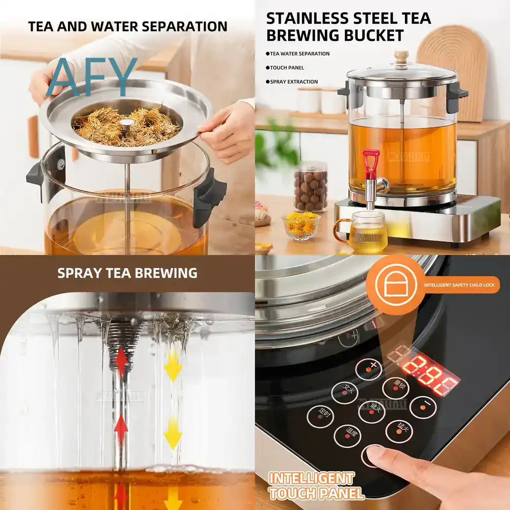 Commercial Kitchen Kettle - صانع شاي للمطاعم من الفولاذ المقاوم