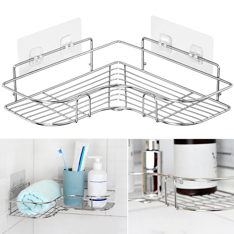 Commercial Kitchen Wall Shelves - رف تخزين الحمام المنزلي من الفولاذ