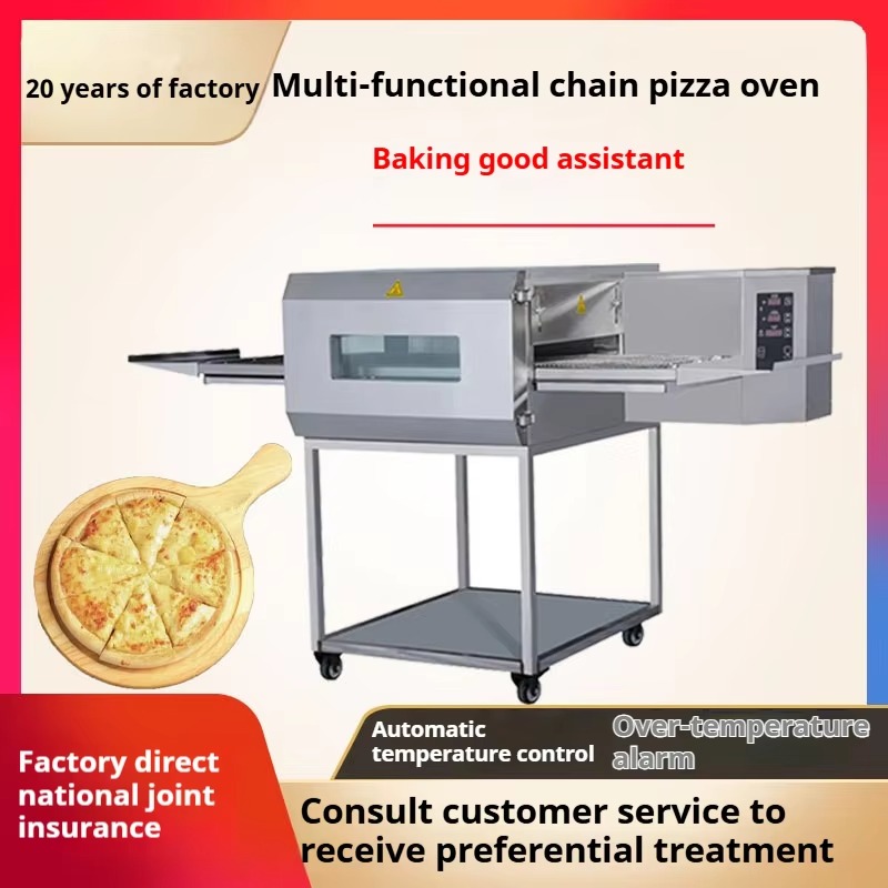 فرن بيتزا أوتوماتيكي مخصص مع ن - مراجعة Pizza Conveyor Oven وسعره
