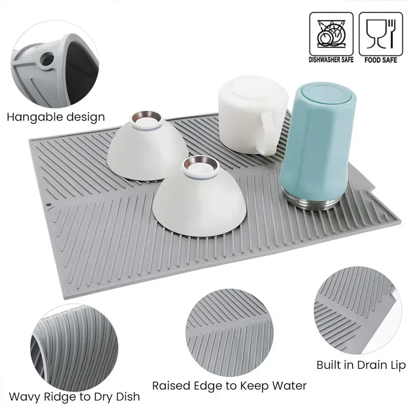 حصيرة تصريف الأطباق من السيليك - مراجعة Commercial Kitchen Floor Drain وسعره