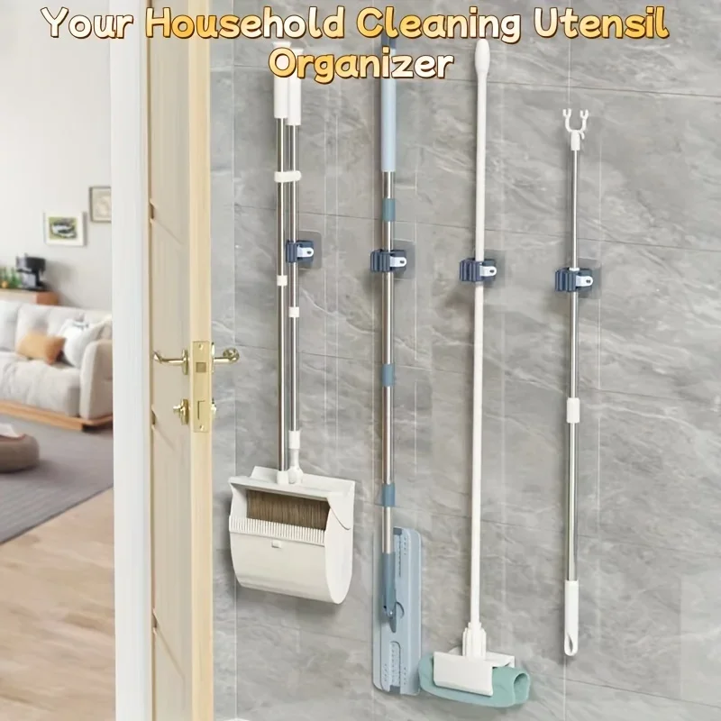 حامل ممسحة ذاتي اللصق، حامل مك - مراجعة Commercial Kitchen Utensil Holder وسعره