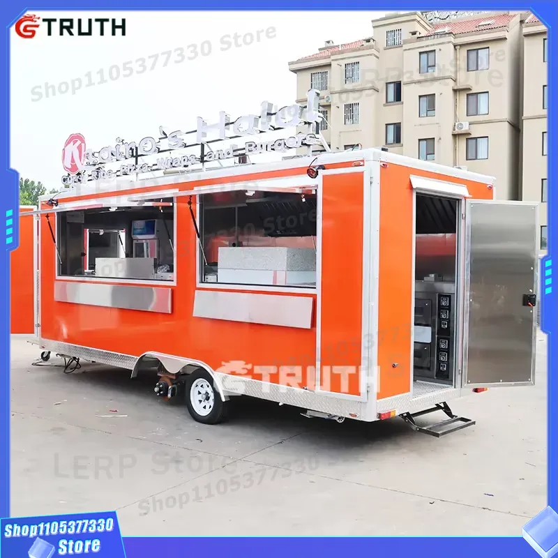 عربة طعام متنقلة مجهزة بالكامل - مراجعة Commercial Kitchen Vendor وسعره