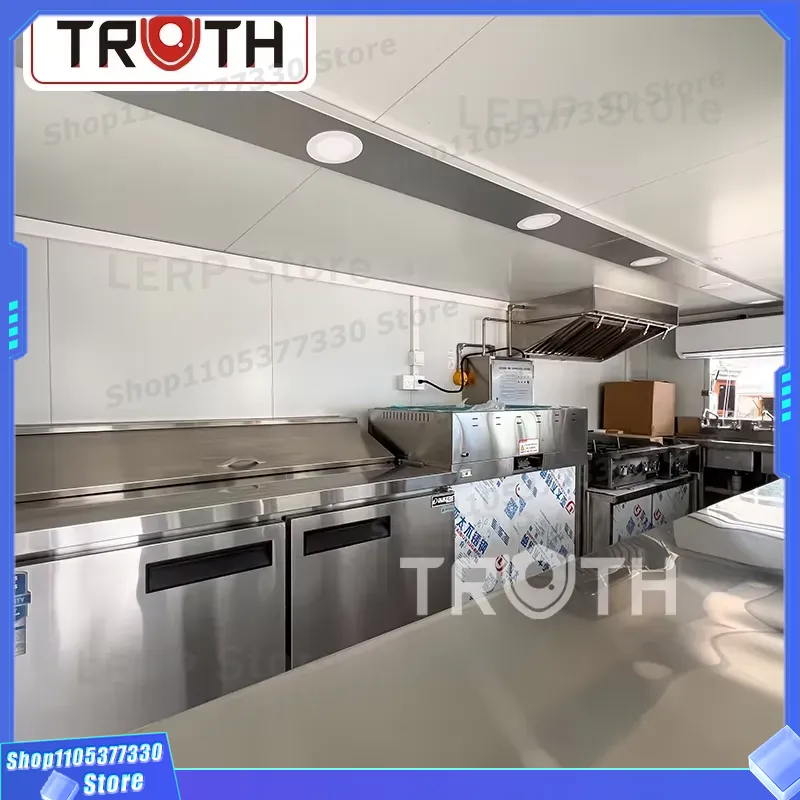 عربة طعام متنقلة مجهزة بالكامل - مراجعة Commercial Kitchen Vendor وسعره