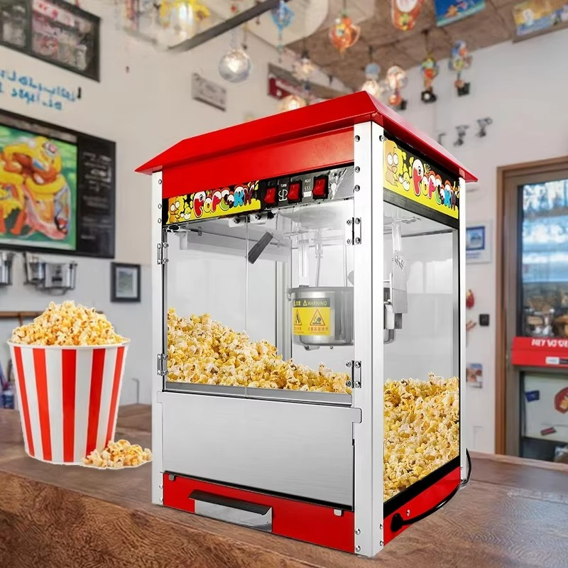 آلة صنع الفشار بالهواء الساخن  - مراجعة Commercial Popcorn Machine وسعره