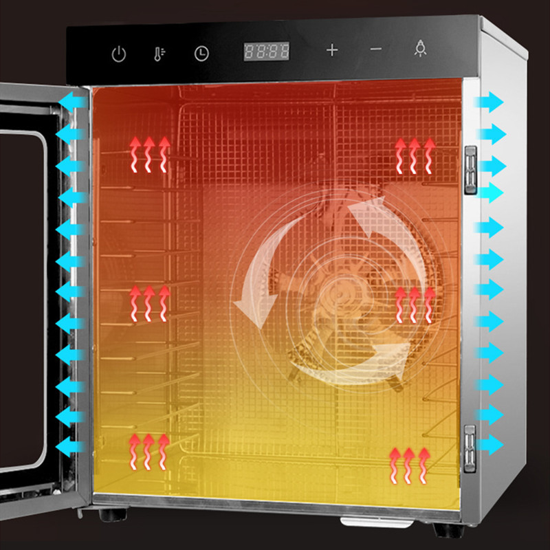 10 طبقة الغذاء الجفاف آلة الفو - مراجعة Commercial Food Dehydrator وسعره