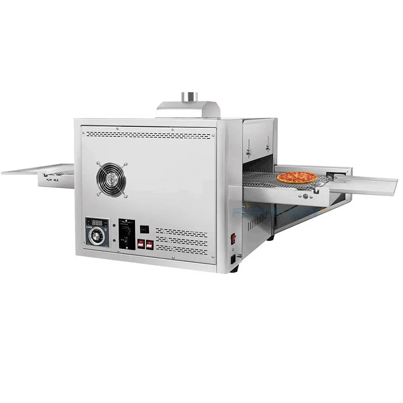 فرن بيتزا تجاري من الفولاذ الم - مراجعة Pizza Conveyor Oven وسعره