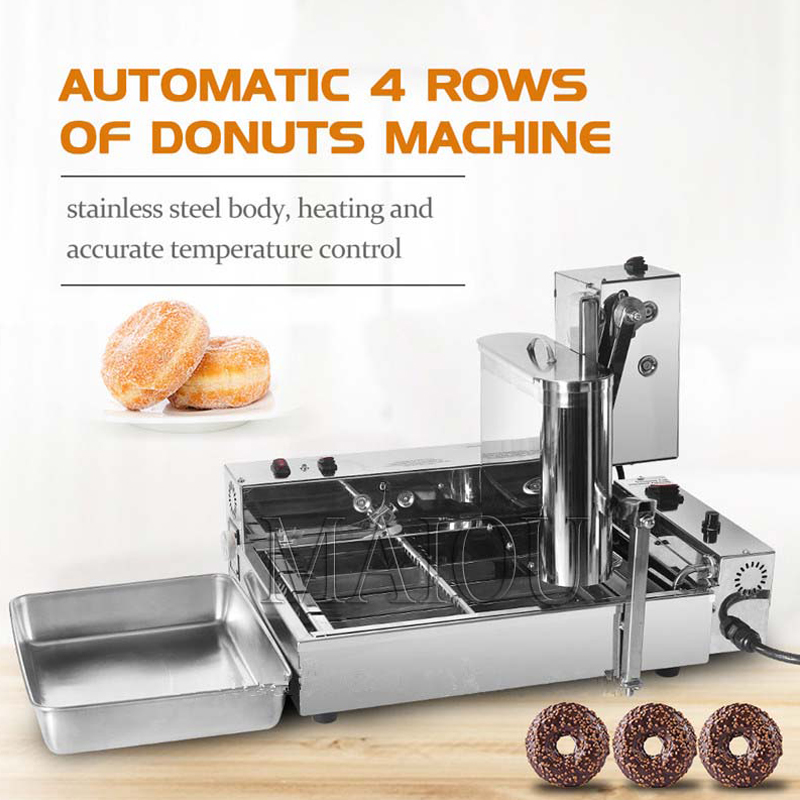 5.5L هوبر التجارية 4 صفوف التل - مراجعة Donut Making Machine وسعره