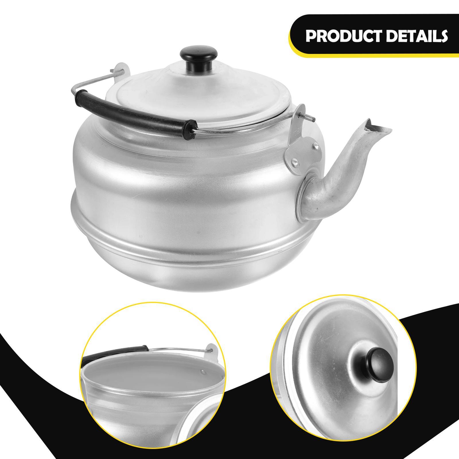 إبريق شاي محمول من الألومنيوم  - مراجعة Commercial Kitchen Kettle وسعره