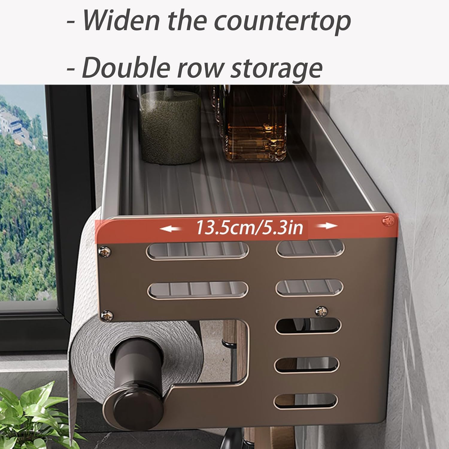 حامل أدوات مثبت على الحائط، رف - مراجعة Commercial Kitchen Wall Shelves وسعره