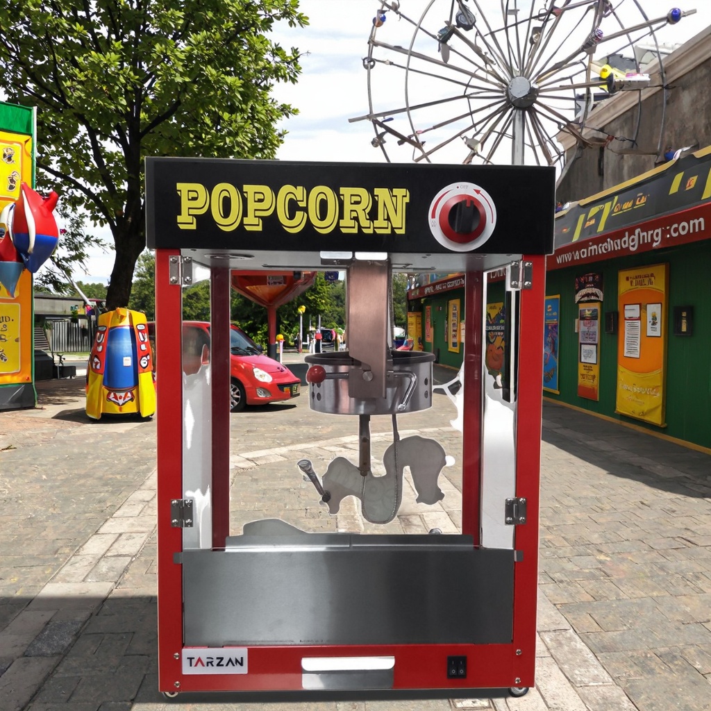 ماكينة صنع الفشار الكهربائية ا - مراجعة Commercial Popcorn Machine وسعره