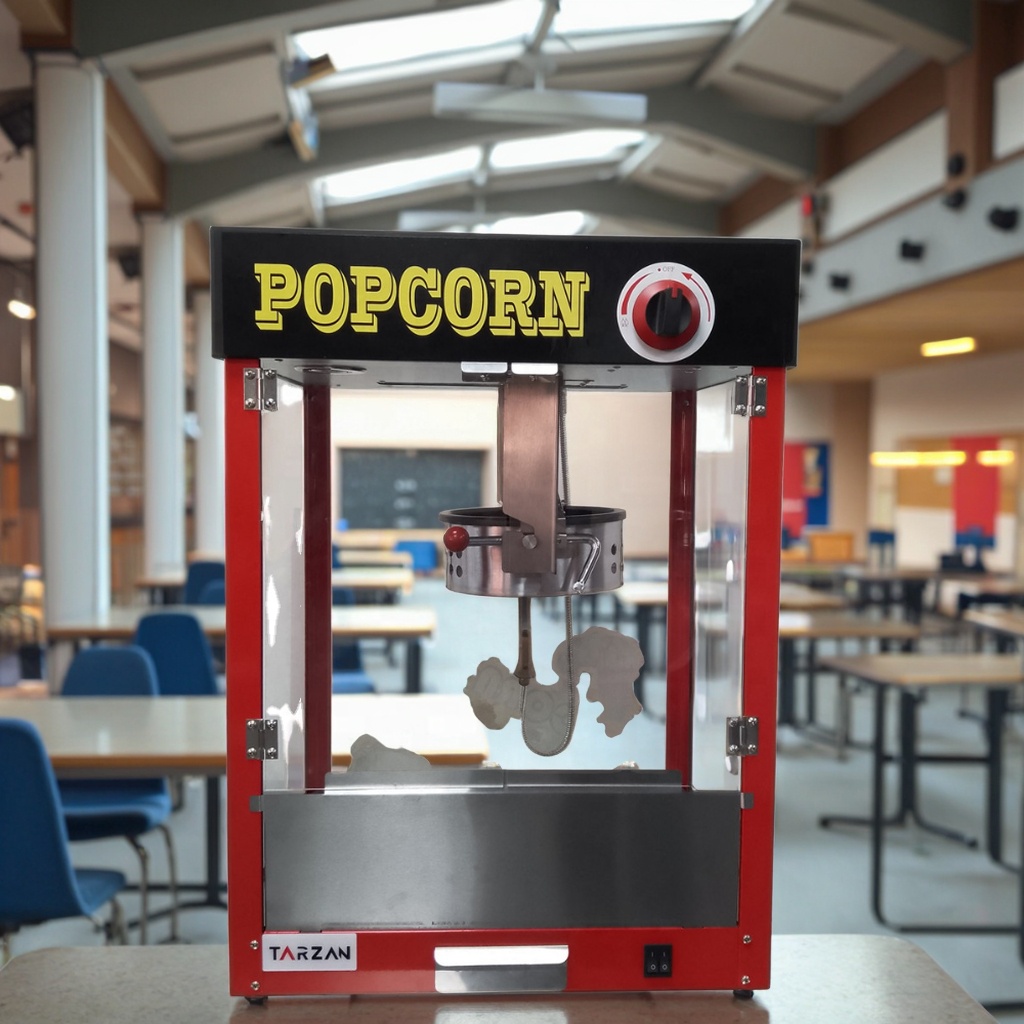 ماكينة صنع الفشار الكهربائية ا - مراجعة Commercial Popcorn Machine وسعره