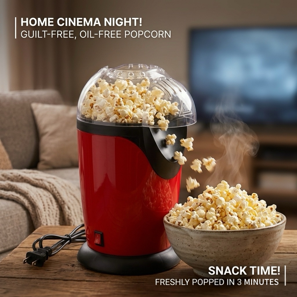 جهاز صنع الفشار الكهربائي باله - مراجعة Commercial Popcorn Machine وسعره