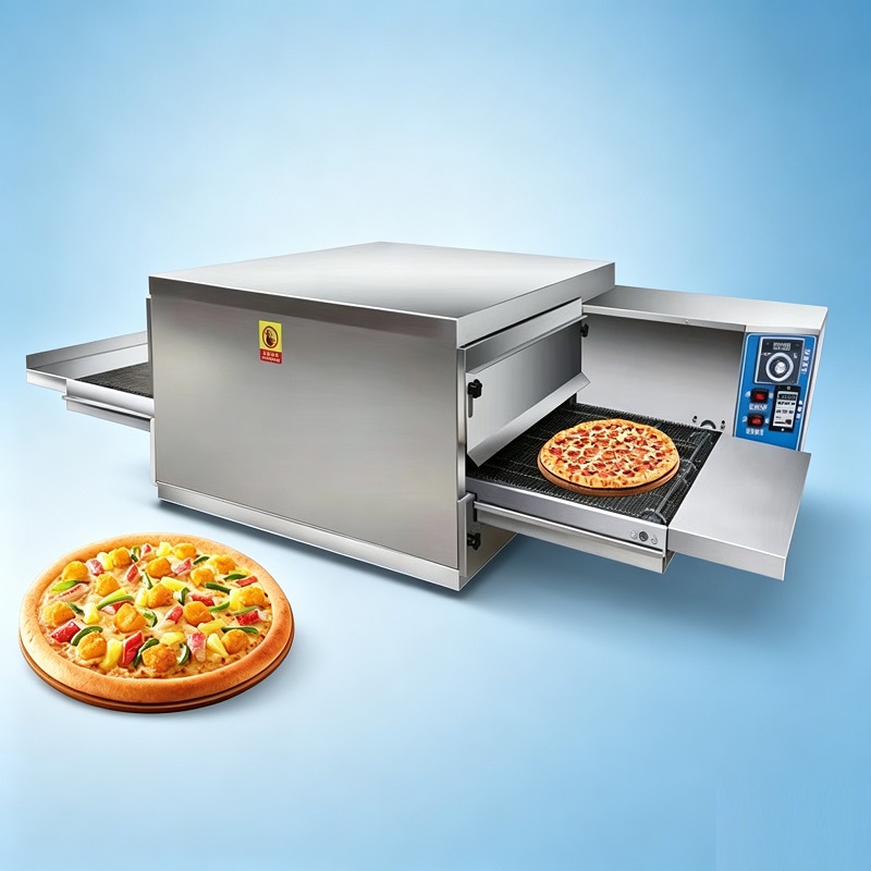 فرن بيتزا متعدد الطاقة يعمل با - مراجعة Pizza Conveyor Oven وسعره