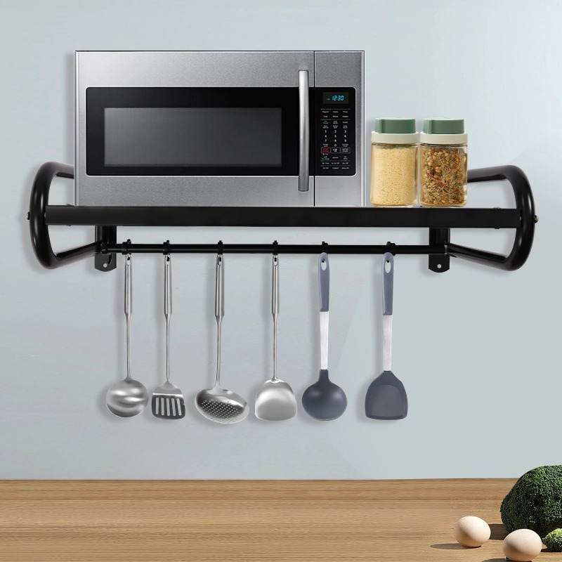 رف ميكروويف مثبت على الحائط، م - مراجعة Commercial Kitchen Wall Shelves وسعره