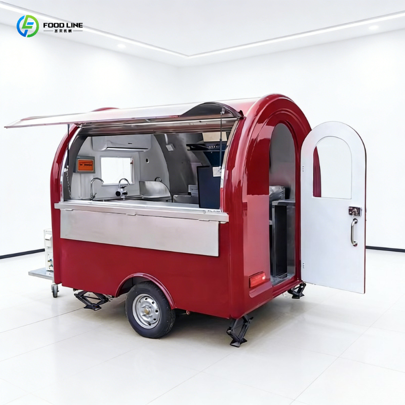 عربة قهوة متنقلة من الفولاذ ال - مراجعة Commercial Kitchen Vendor وسعره