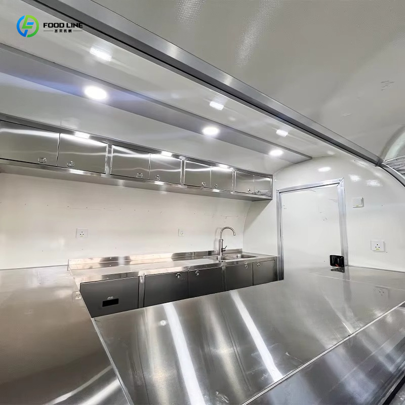 عربة قهوة متنقلة من الفولاذ ال - مراجعة Commercial Kitchen Vendor وسعره