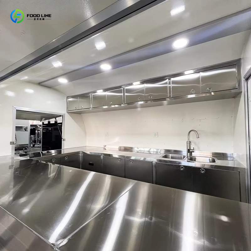 عربة قهوة متنقلة من الفولاذ ال - مراجعة Commercial Kitchen Vendor وسعره