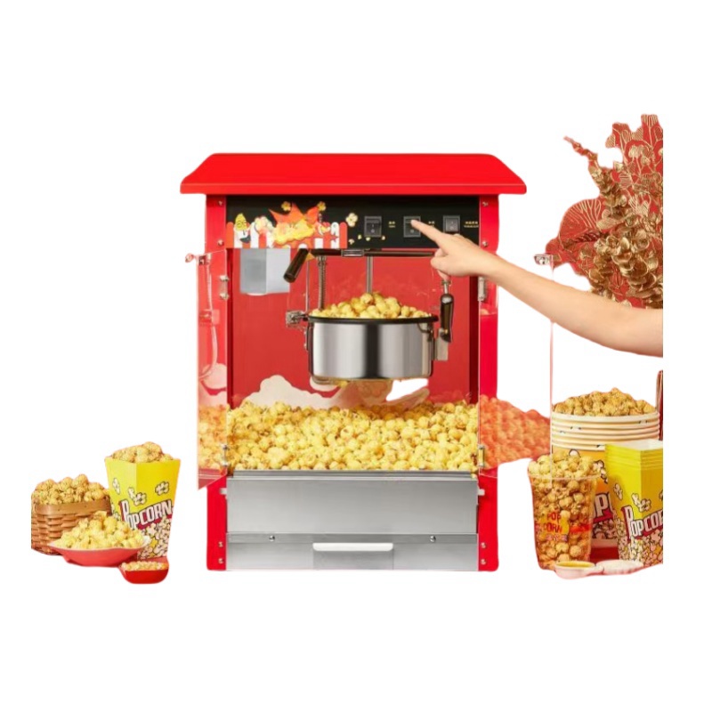 رائجة البيع عالية الكفاءة التج - مراجعة Commercial Popcorn Machine وسعره