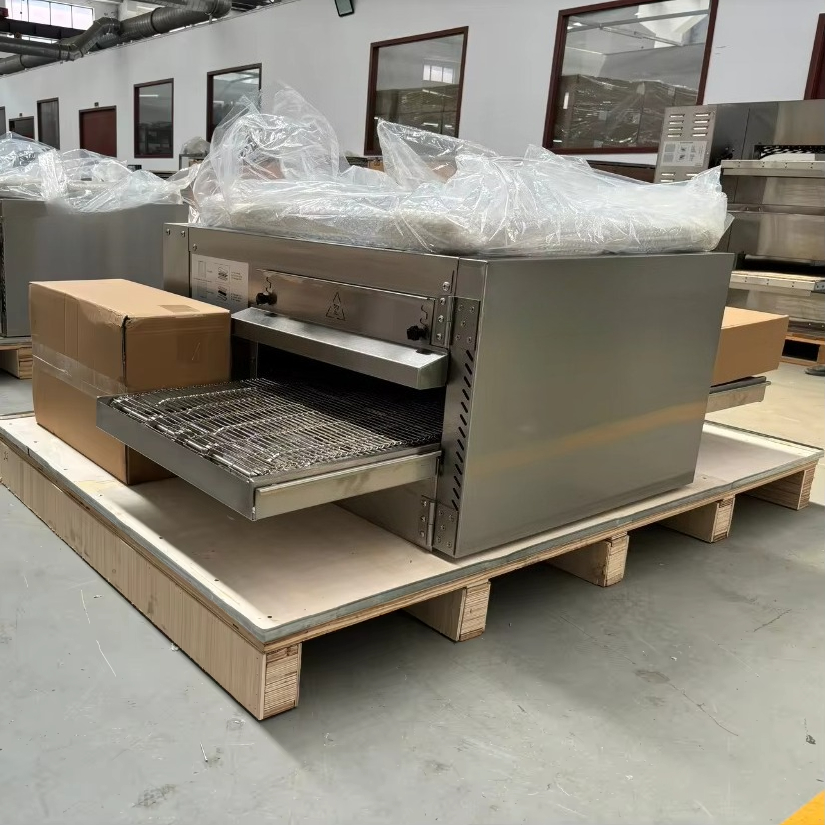 فرن خبز البيتزا بحزام ناقل الغ - مراجعة Pizza Conveyor Oven وسعره