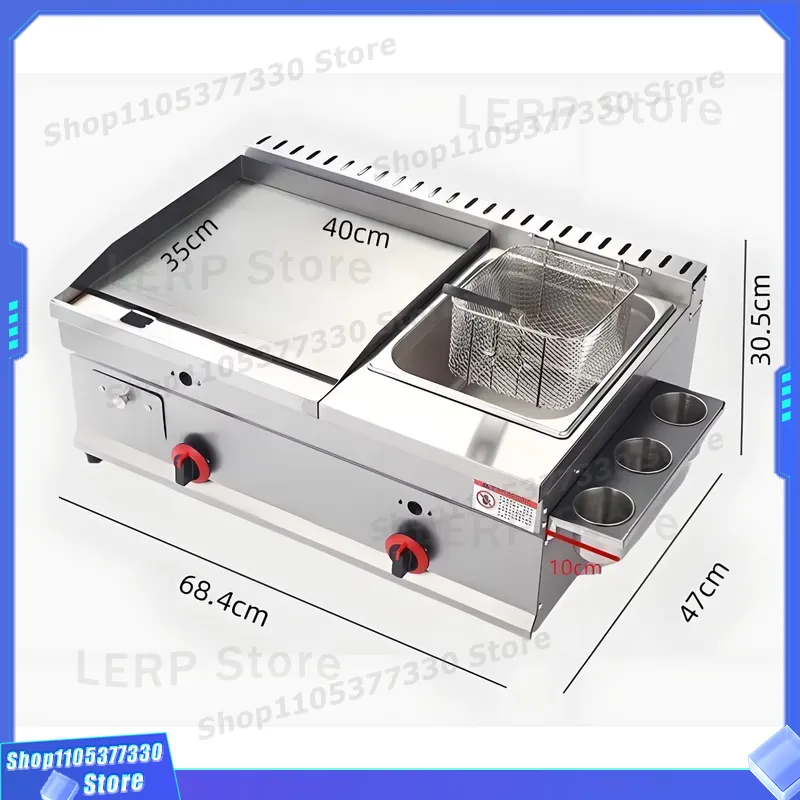 مقلاة غاز من الفولاذ المقاوم ل - مراجعة Commercial Kitchen Vendor وسعره