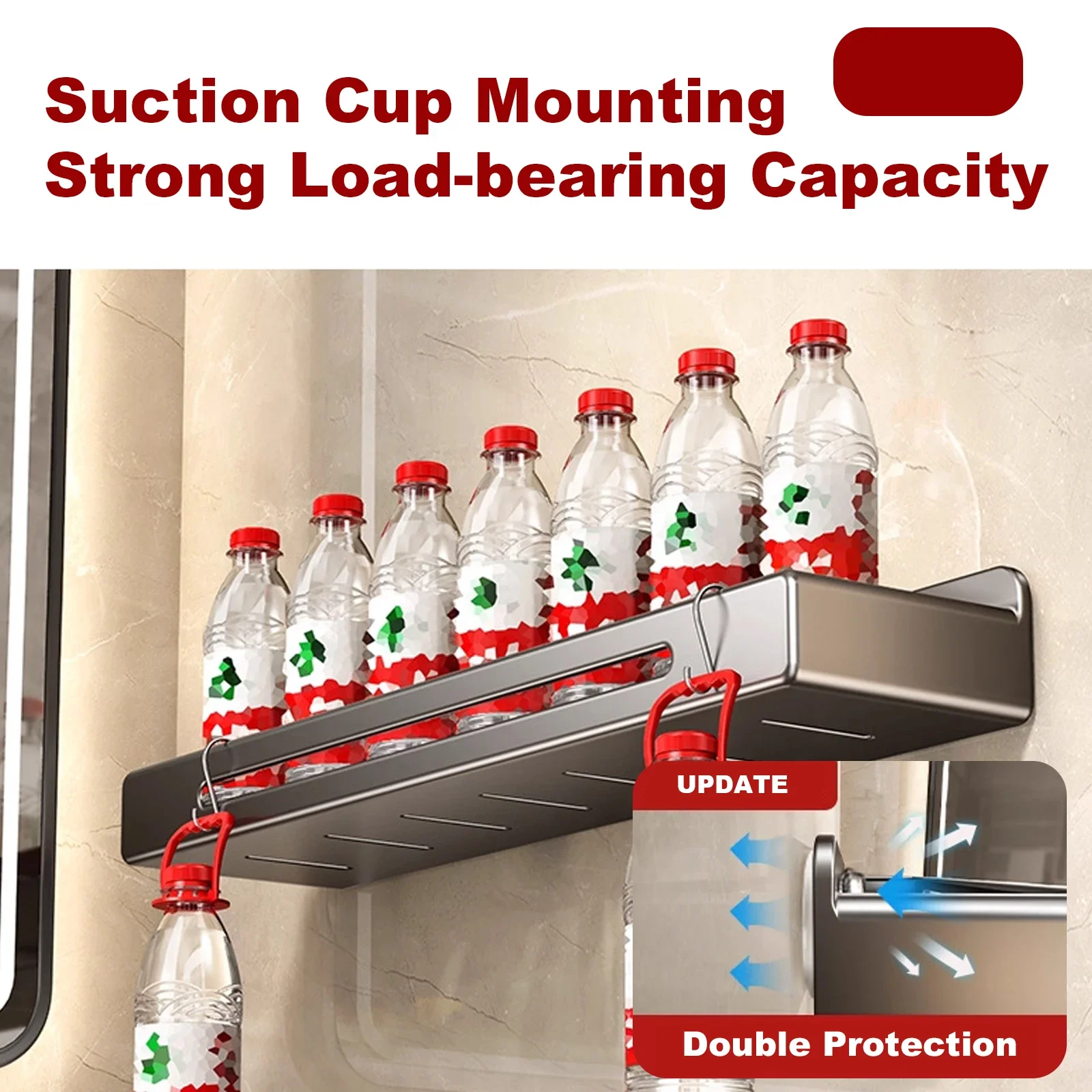 رف حمام معلق على الحائط من الف - مراجعة Commercial Kitchen Wall Shelves وسعره