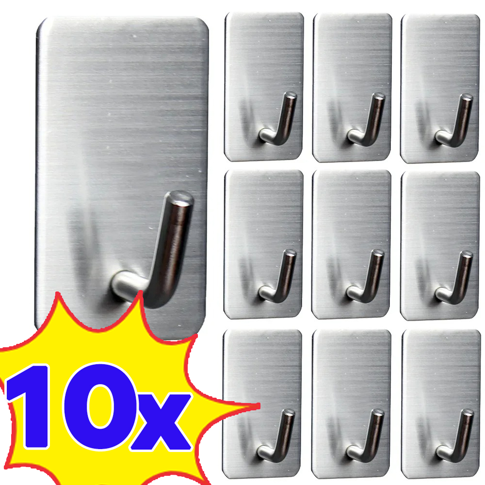 1-10 قطعة هوك ذاتية اللصق الفو - مراجعة Commercial Kitchen Wall Shelves وسعره
