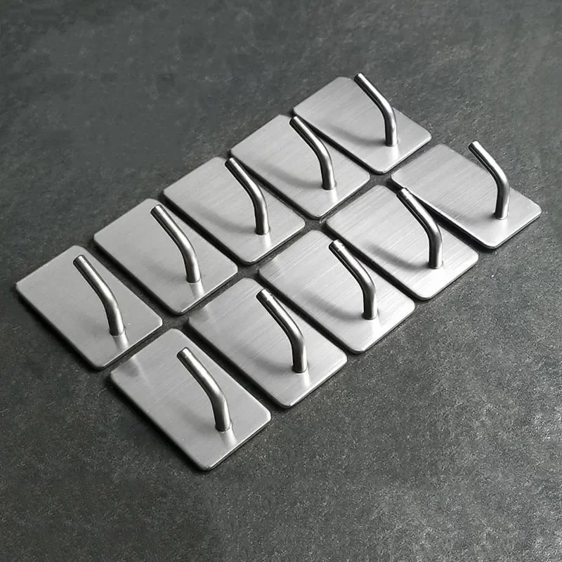 1-10 قطعة هوك ذاتية اللصق الفو - مراجعة Commercial Kitchen Wall Shelves وسعره