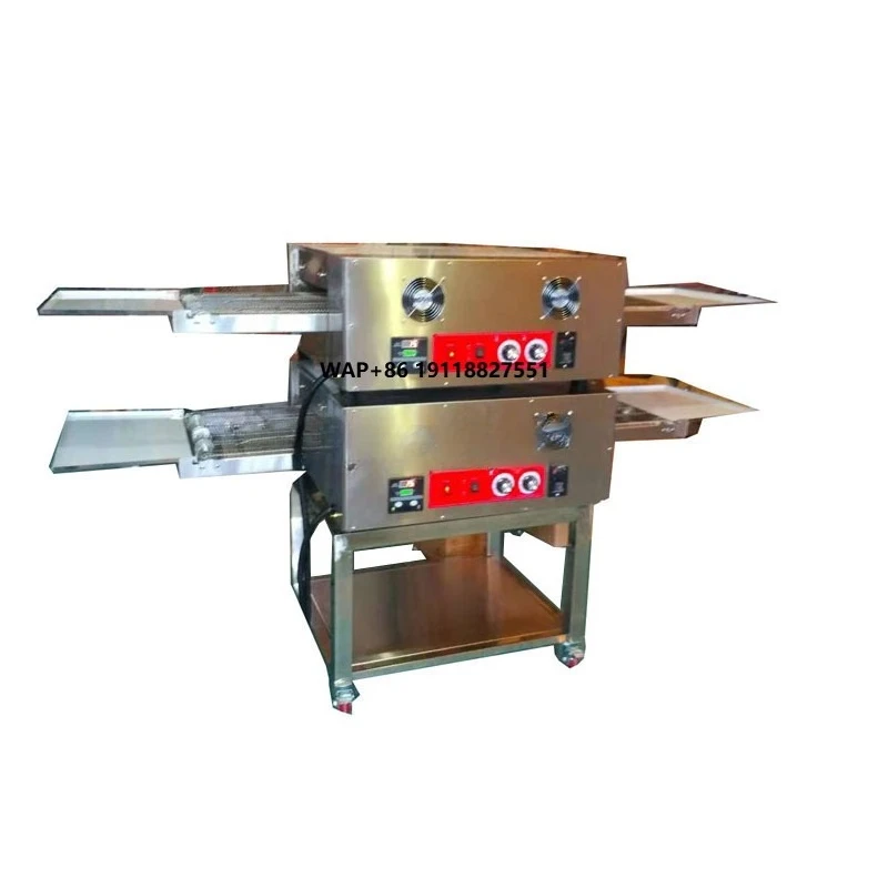 فرن بيتزا بناقل حراري يعمل بال - مراجعة Pizza Conveyor Oven وسعره
