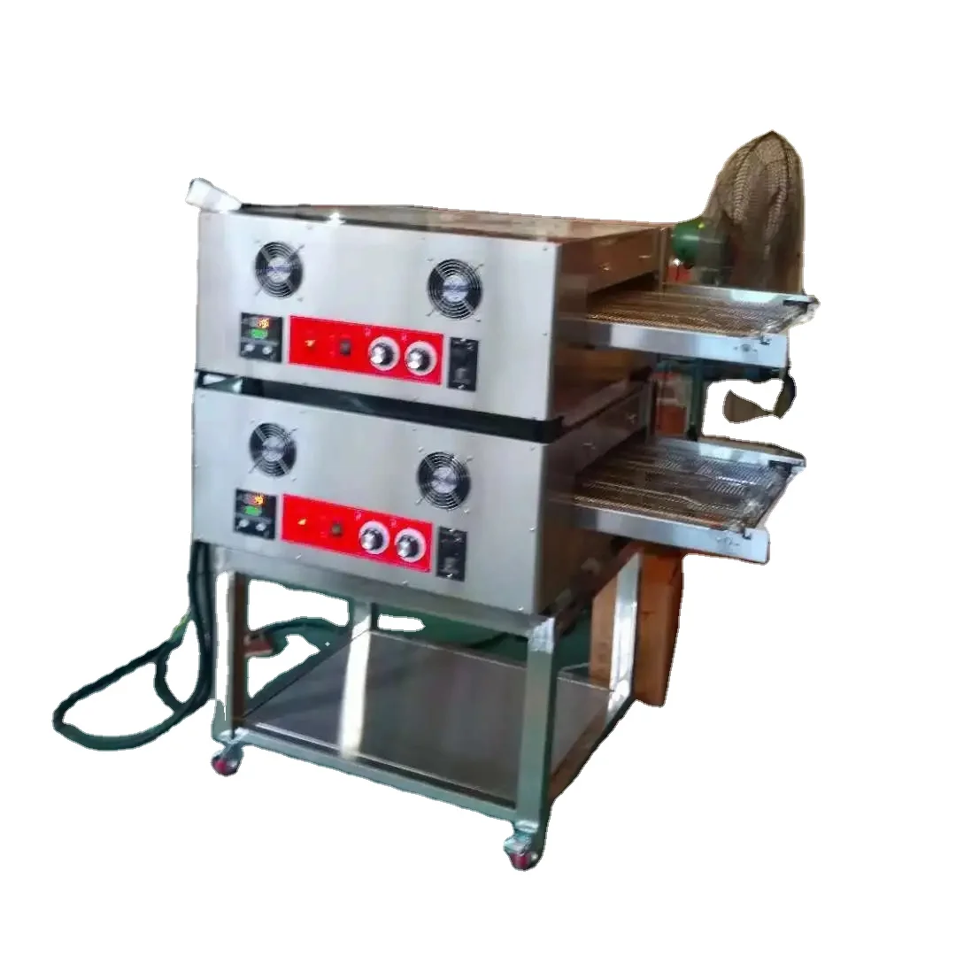 فرن بيتزا بناقل حراري يعمل بال - مراجعة Pizza Conveyor Oven وسعره