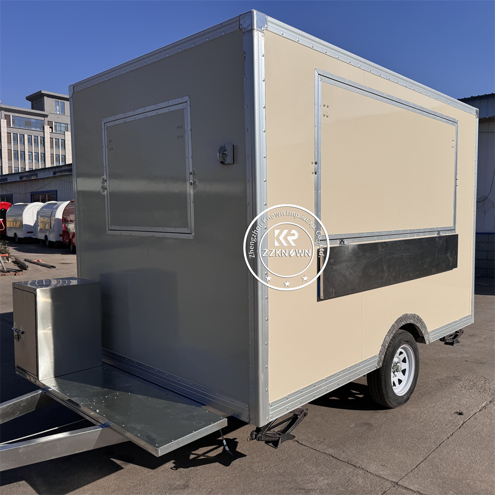 مقطورة مطبخ متنقلة تجارية مجهز - مراجعة Commercial Kitchen Vendor وسعره