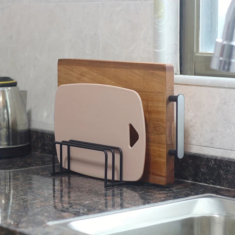 رف تخزين ألواح التقطيع للمطبخ، - مراجعة Commercial Kitchen Utensil Holder وسعره