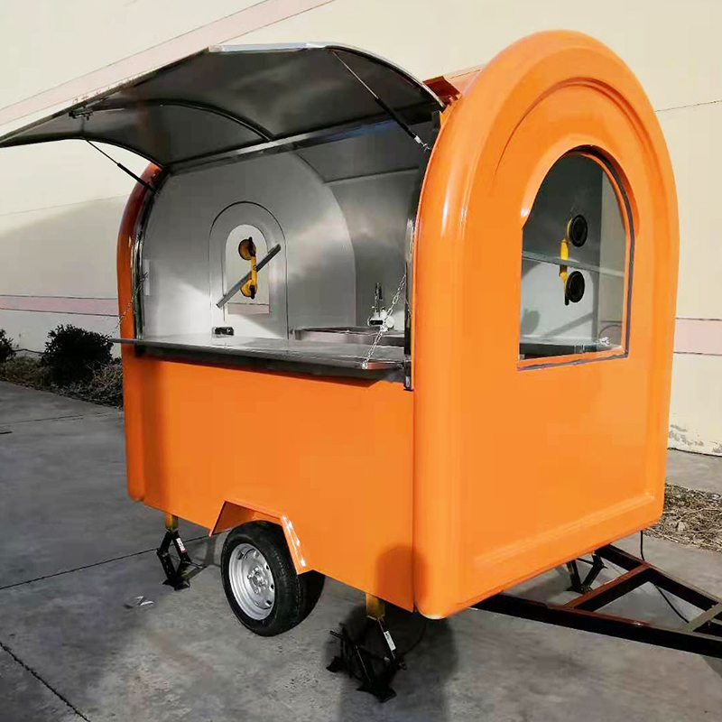 عربة طعام متنقلة من الفولاذ ال - مراجعة Commercial Kitchen Vendor وسعره
