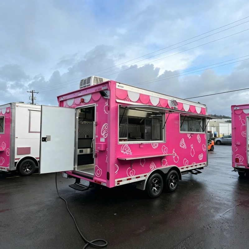 عربة طعام متنقلة مخصصة بعجلات، - مراجعة Commercial Kitchen Vendor وسعره
