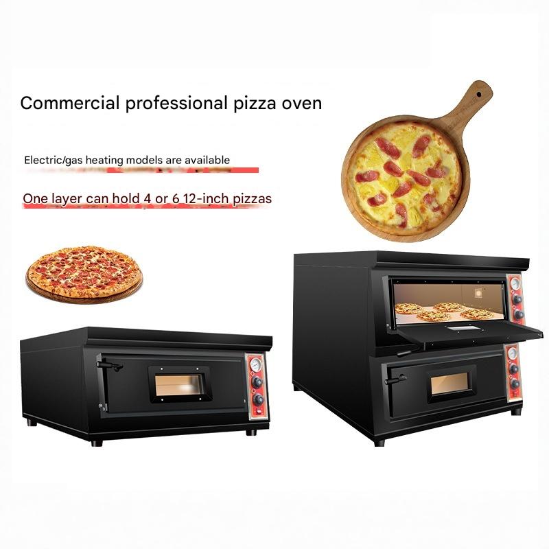 فرن بيتزا ذو طابقين تجاري يعمل - مراجعة Pizza Conveyor Oven وسعره
