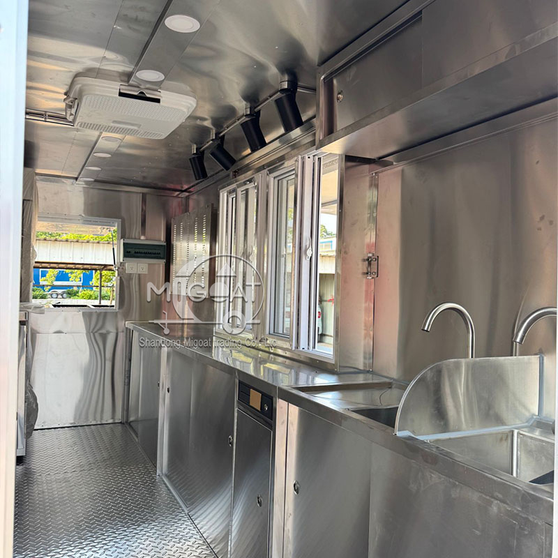 عربة طعام متعددة الوظائف قابلة - مراجعة Commercial Kitchen Vendor وسعره