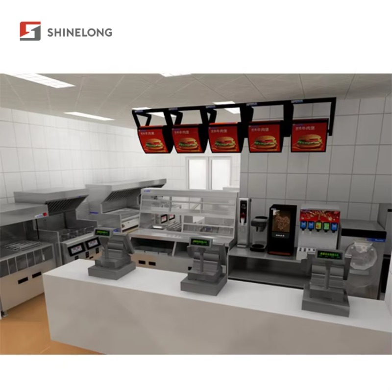 معدات المطاعم للوجبات السريعة  - مراجعة Commercial Kitchen Layout وسعره