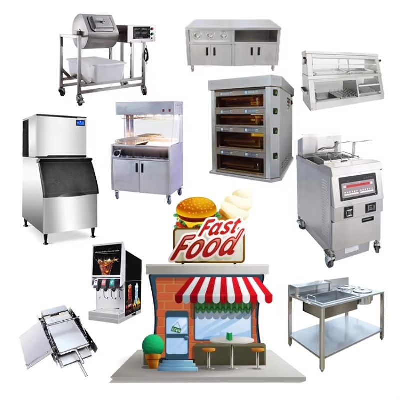 معدات المطاعم للوجبات السريعة  - مراجعة Commercial Kitchen Layout وسعره