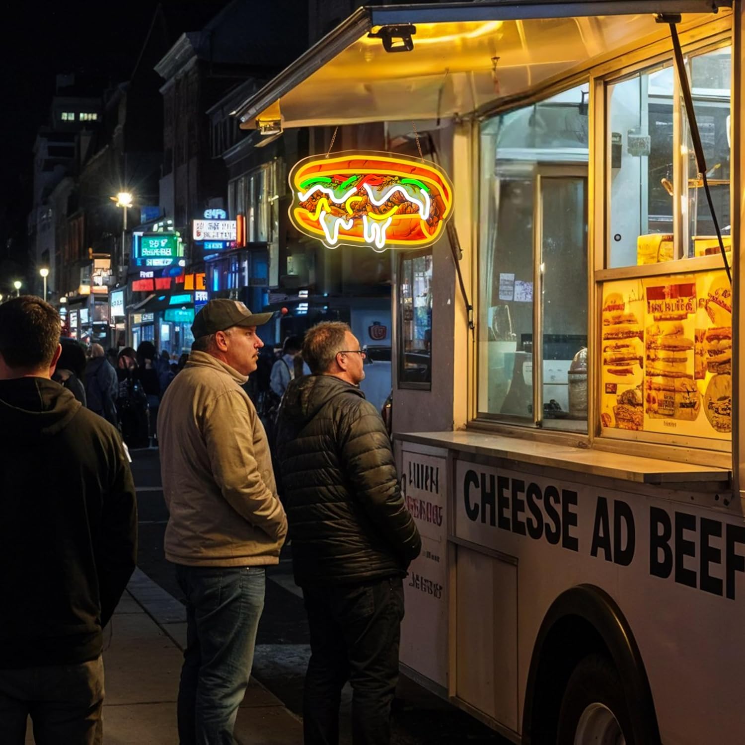 لافتة نيون لشيزستيك فيلي، تعمل - مراجعة Commercial Kitchen Vendor وسعره