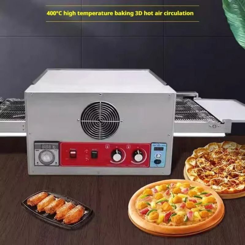 فرن بيتزا كهربائي تجاري بحزام  - مراجعة Pizza Conveyor Oven وسعره