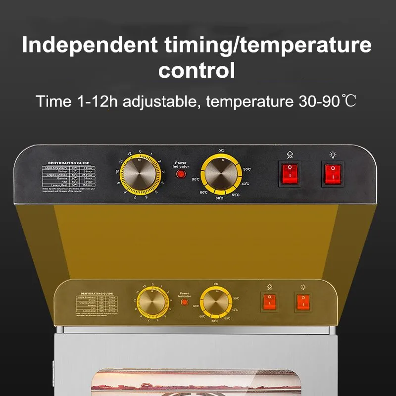 10 طبقة الفولاذ المقاوم للصدأ  - مراجعة Commercial Food Dehydrator وسعره