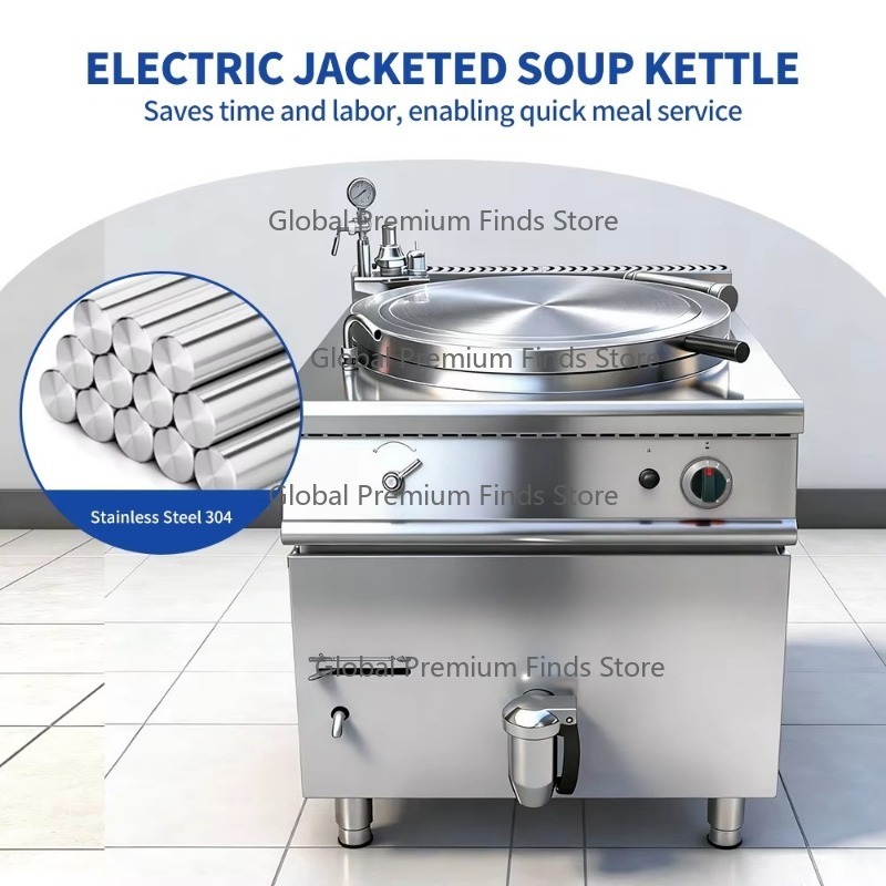وعاء حساء G-as تجاري، غلاية حس - مراجعة Commercial Kitchen Kettle وسعره